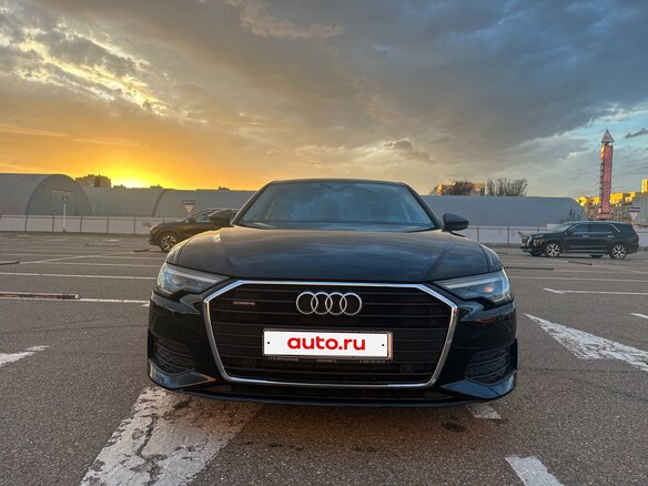 2021 Audi A6 45 TFSI V (C8), чёрный, 3870000 рублей - вид 2