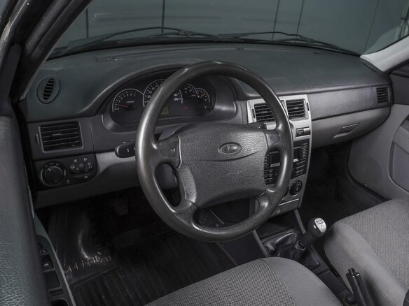 2012 Lada (ВАЗ) Priora I, чёрный, 360000 рублей - вид 5