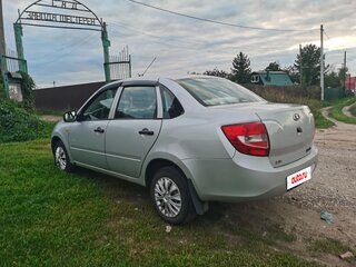 2014 Lada (ВАЗ) Granta I, серебристый, 445000 рублей, вид 5