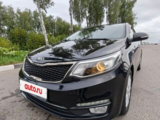 2016 Kia Rio III Рестайлинг, чёрный, 1000000 рублей, вид 2