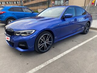 2021 BMW 3 серии 330e VII (G2x), синий, 4212000 рублей, вид 3
