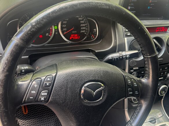 2006 Mazda 6 I (GG) Рестайлинг, серый, 420000 рублей - вид 9