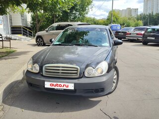 2007 Hyundai Sonata ТагАЗ IV (EF) Рестайлинг, чёрный, 350000 рублей, вид 3