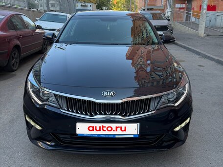 2019 Kia Optima IV Рестайлинг, синий, 2300000 рублей, вид 1