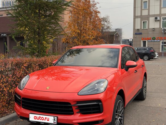 2020 Porsche Cayenne III, оранжевый, 5990000 рублей - вид 4