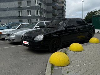 2015 Lada (ВАЗ) Priora I Рестайлинг, чёрный, 550000 рублей, вид 2