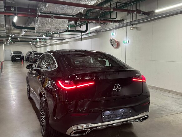 2026 Mercedes-Benz GLC Coupe 300 II (C254), чёрный - вид 2