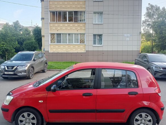 2005 Hyundai Getz I, красный, 289000 рублей - вид 8