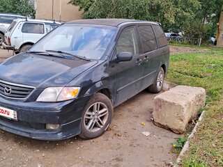 2001 Mazda MPV II (LW), чёрный, 500000 рублей, вид 1