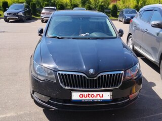 2014 Skoda Superb II Рестайлинг, чёрный, 1150000 рублей, вид 1