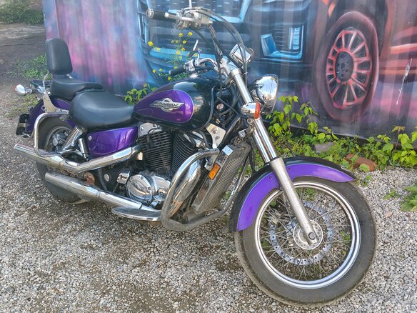 1996 Honda VT 1100, фиолетовый - вид 5