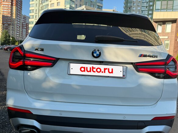2021 BMW X3 30i xDrive III (G01) Рестайлинг, белый, 4700000 рублей - вид 2