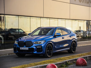2020 BMW X6 40d III (G06), синий, 7299000 рублей, вид 3
