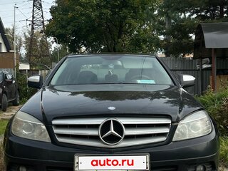 2008 Mercedes-Benz C-Класс 180 Kompressor III (W204), чёрный, 750000 рублей, вид 2