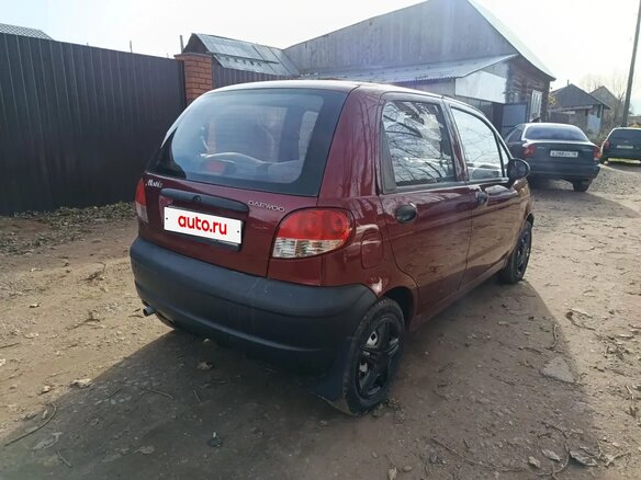 2011 Daewoo Matiz I Рестайлинг, красный, 145000 рублей - вид 6