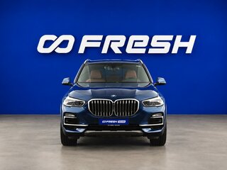 2019 BMW X5 40i IV (G05/G18), синий, 4937800 рублей, вид 3