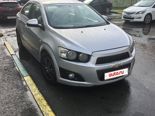 2012 Chevrolet Aveo II, серебристый, 600000 рублей, вид 2