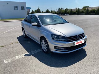 2017 Volkswagen Polo V Рестайлинг, серебристый, 1300000 рублей, вид 4
