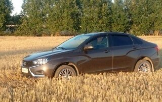 2016 Lada (ВАЗ) Vesta I, коричневый, 800000 рублей, вид 1