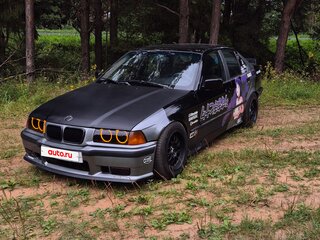 1992 BMW 3 серии 316i III (E36), чёрный, 535000 рублей, вид 1