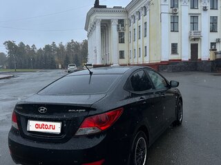 2011 Hyundai Solaris I, чёрный, 640000 рублей, вид 3