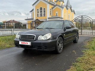 2004 Hyundai Sonata IV (EF) Рестайлинг, чёрный, 245000 рублей, вид 3