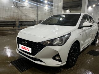 2021 Hyundai Solaris II Рестайлинг, белый, 1265000 рублей, вид 3