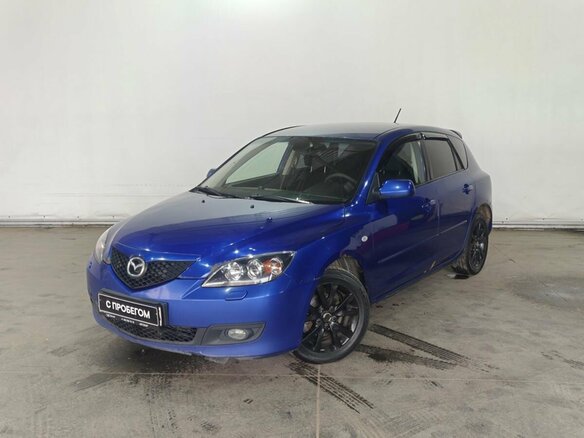 2007 Mazda 3 I (BK) Рестайлинг, синий