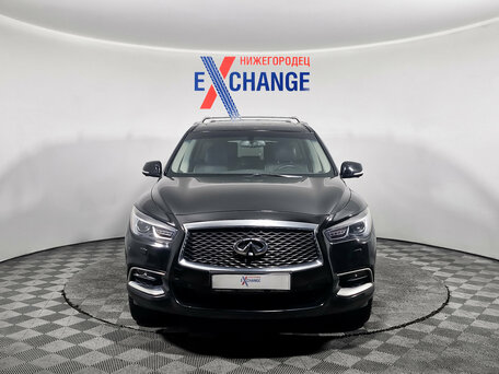 2017 Infiniti QX60 I Рестайлинг, чёрный, 1649000 рублей, вид 2