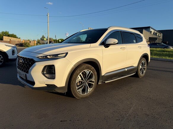 2018 Hyundai Santa Fe IV, белый