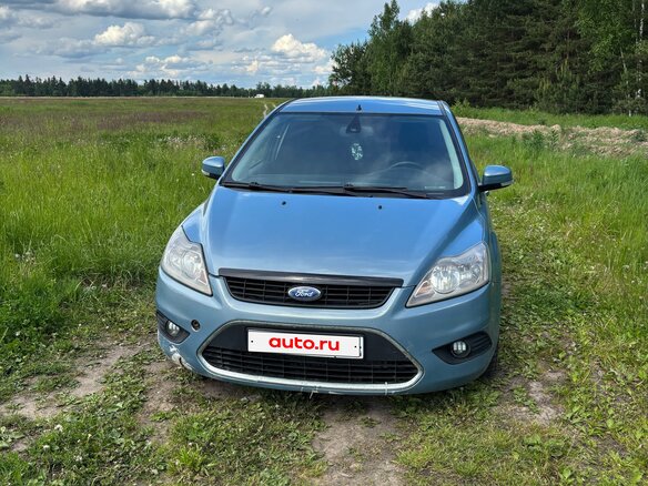 2008 Ford Focus II Рестайлинг, голубой, 320000 рублей - вид 1