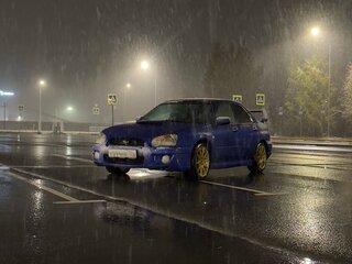 2004 Subaru Impreza WRX II Рестайлинг 1, синий, 1050000 рублей, вид 4