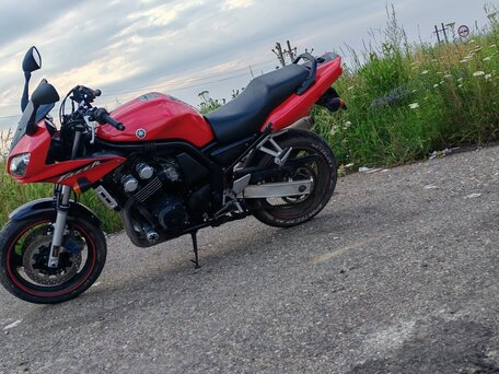 2003 Yamaha FZS600 Fazer, красный, 310000 рублей, вид 2