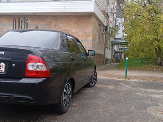 2008 Lada (ВАЗ) Priora I, чёрный, 170000 рублей, вид 5