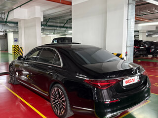 2021 Mercedes-Benz S-Класс 450 Long 4MATIC VII (W223), чёрный, 8600000 рублей, вид 4