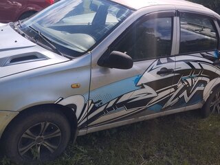 2007 Lada (ВАЗ) Kalina I, серебристый, 200000 рублей, вид 4