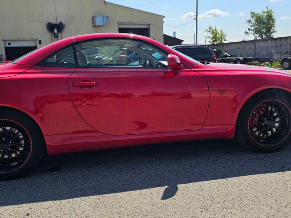 2002 Lexus SC 430 II, красный, 2000000 рублей - вид 3