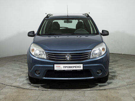 2012 Renault Sandero I, синий, 399585 рублей, вид 2