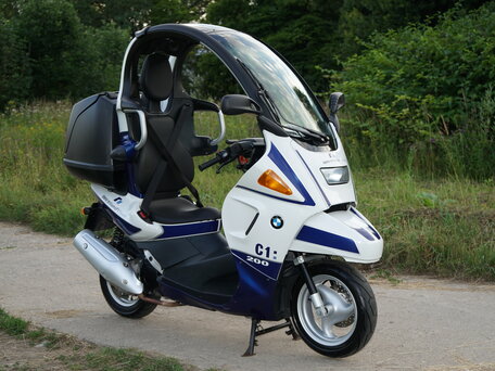 2001 BMW C 1, белый, 400000 рублей, вид 1