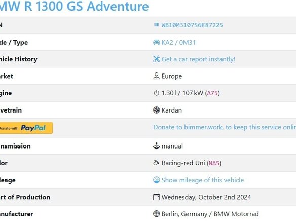 2024 BMW R 1300 GS Adventure, красный, 2950000 рублей - вид 10