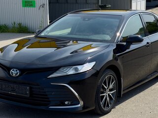 2021 Toyota Camry US Market VIII (XV70) Рестайлинг, чёрный, 2950000 рублей, вид 2