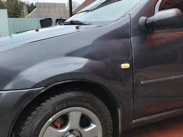 2006 Renault Logan I, серый, 340000 рублей - вид 9