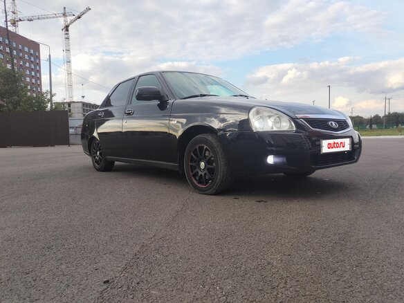2010 Lada (ВАЗ) Priora I, чёрный, 350000 рублей - вид 8