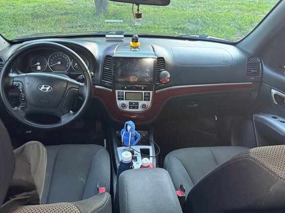 2008 Hyundai Santa Fe II, пурпурный, 870000 рублей - вид 5