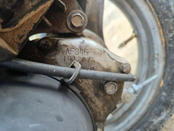 1995 Honda Dio, синий, 60000 рублей - вид 8