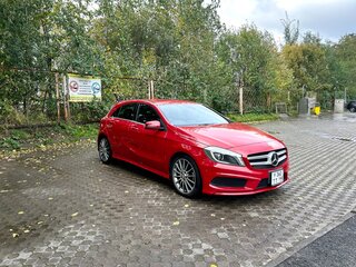 2014 Mercedes-Benz A-Класс 180 III (W176), красный, 1550000 рублей, вид 2