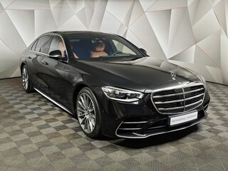 2021 Mercedes-Benz S-Класс 500 Long 4MATIC VII (W223), чёрный, 9800000 рублей, вид 3