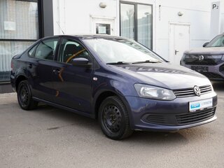 2012 Volkswagen Polo V, синий, 620000 рублей, вид 3