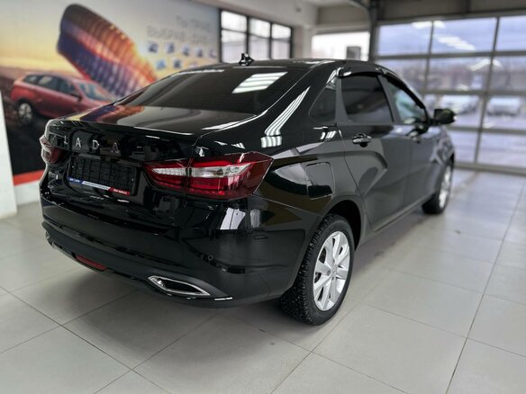 2026 Lada (ВАЗ) Vesta I Рестайлинг (NG), чёрный - вид 2