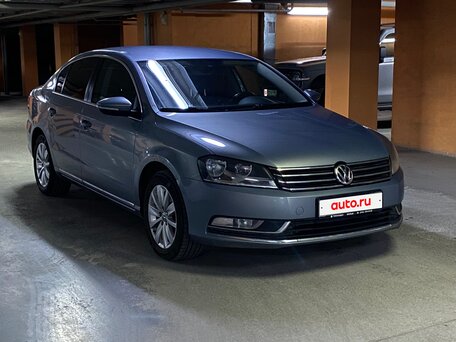 2011 Volkswagen Passat B7, голубой, 1050000 рублей, вид 2